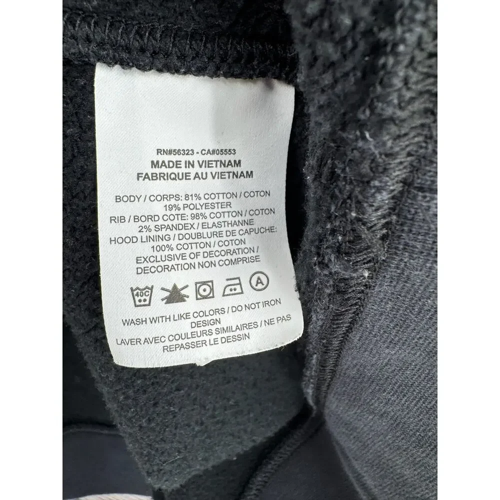 Nike 5 for the Fight Basketball Hoodie Sweatshirt Mens XL‎ Black Swoosh